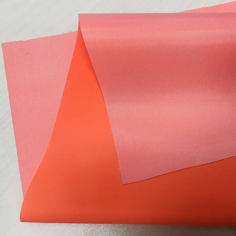 柔软涤丝纺橘色拼搏（中国）布