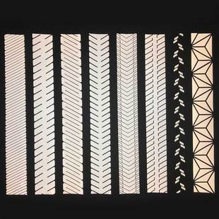 亮银拼搏手机官方网站入口热贴膜斜纹刻条 可定制花纹