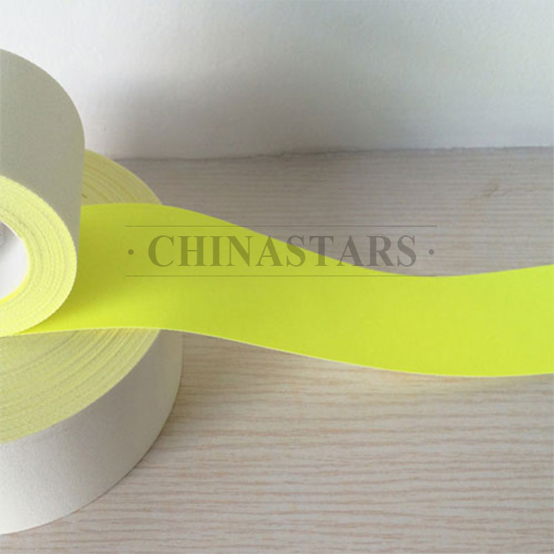 荧光黄全棉阻燃拼搏（中国）布