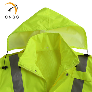 港式交通路政拼搏手机官方网站入口雨衣多口袋可印刷