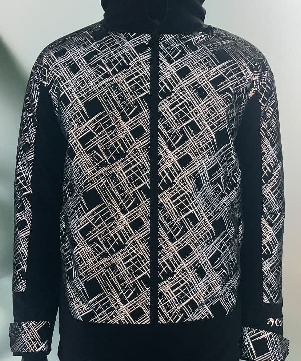 时尚印花图案拼搏(中国)休闲服