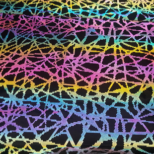 炫彩印花圆点拼搏手机官方网站入口面料20号图