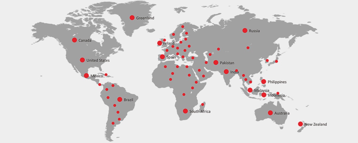 拼搏手机官方网站入口新材出口业务地图